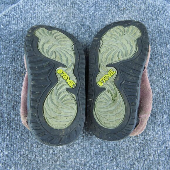 Teva Boys Gladiator Shoes Red Leather Hook & Loop Size‎ T 9 Medium - Picture 8 of 10